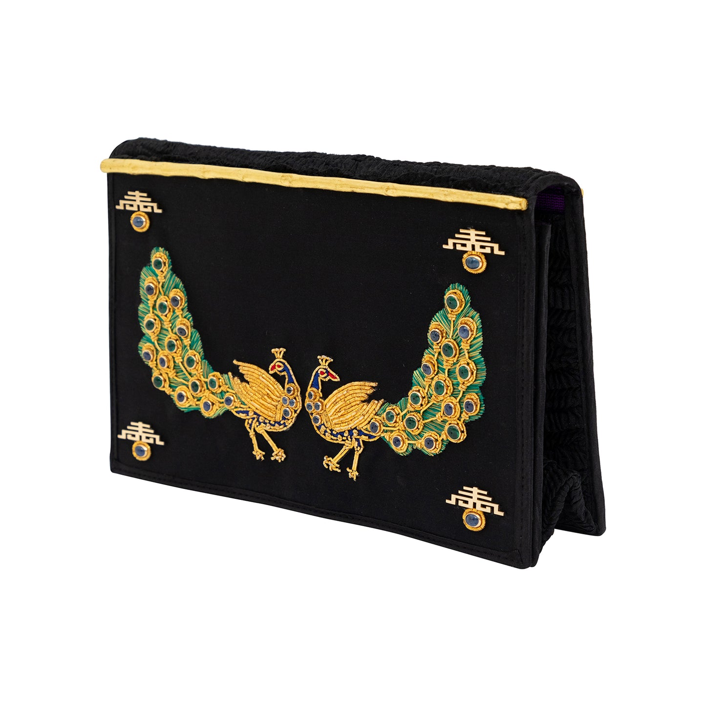 Fanning Peacock Tail Clutch