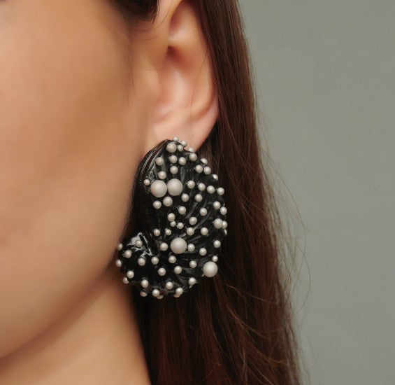 NOIR (MATTE) - Earrings