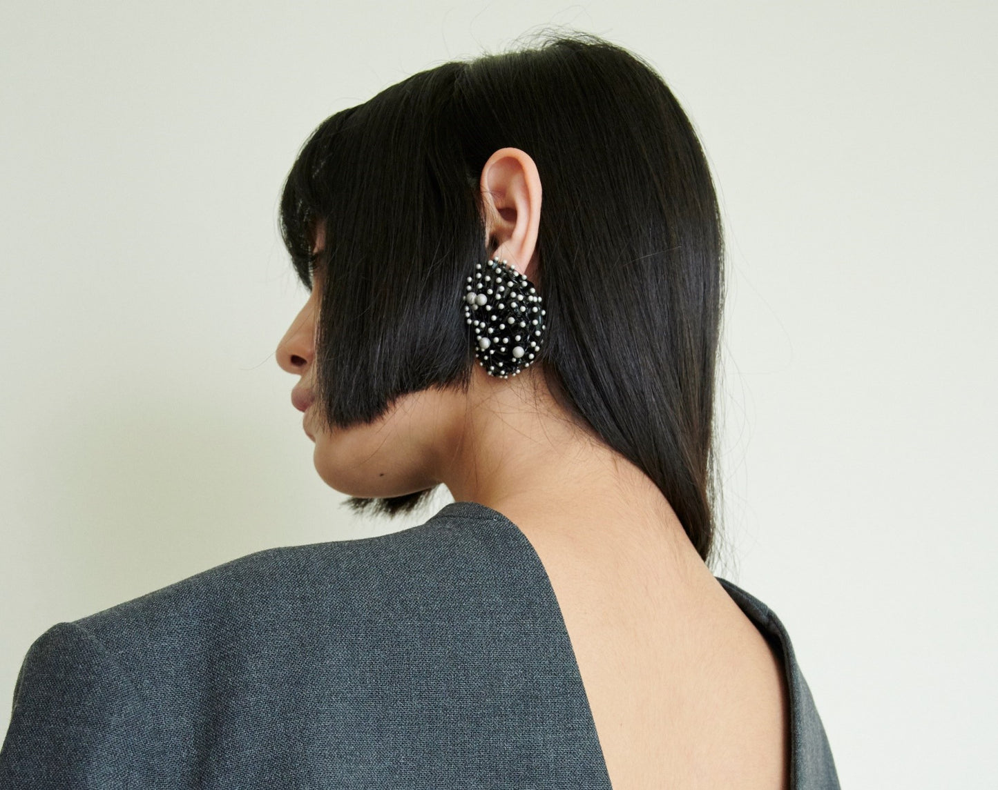 NOIR (MATTE) - Earrings