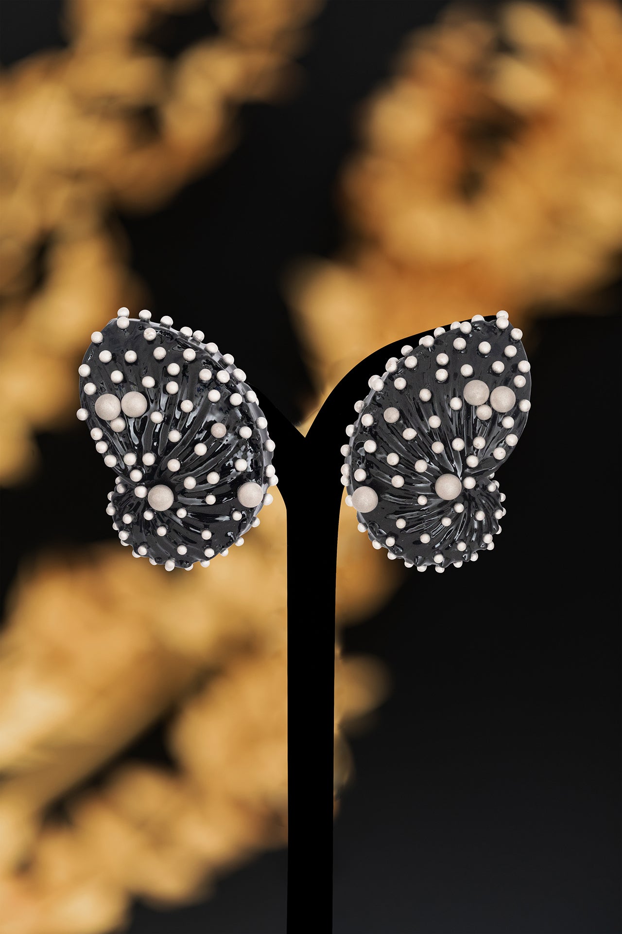 NOIR (MATTE) - Earrings