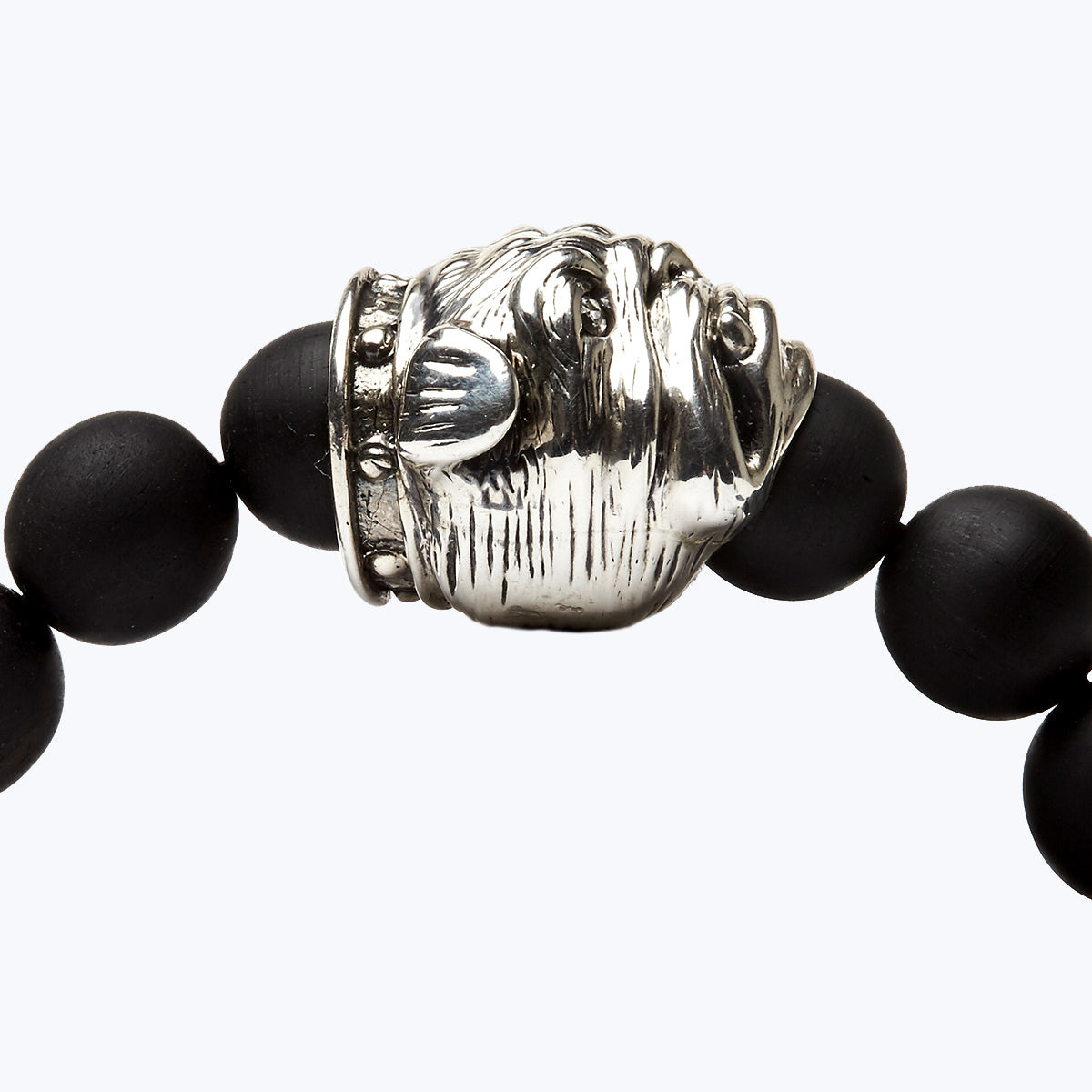 Chinese Zodiac Ebony Bead Bracelet - Year of the Dog