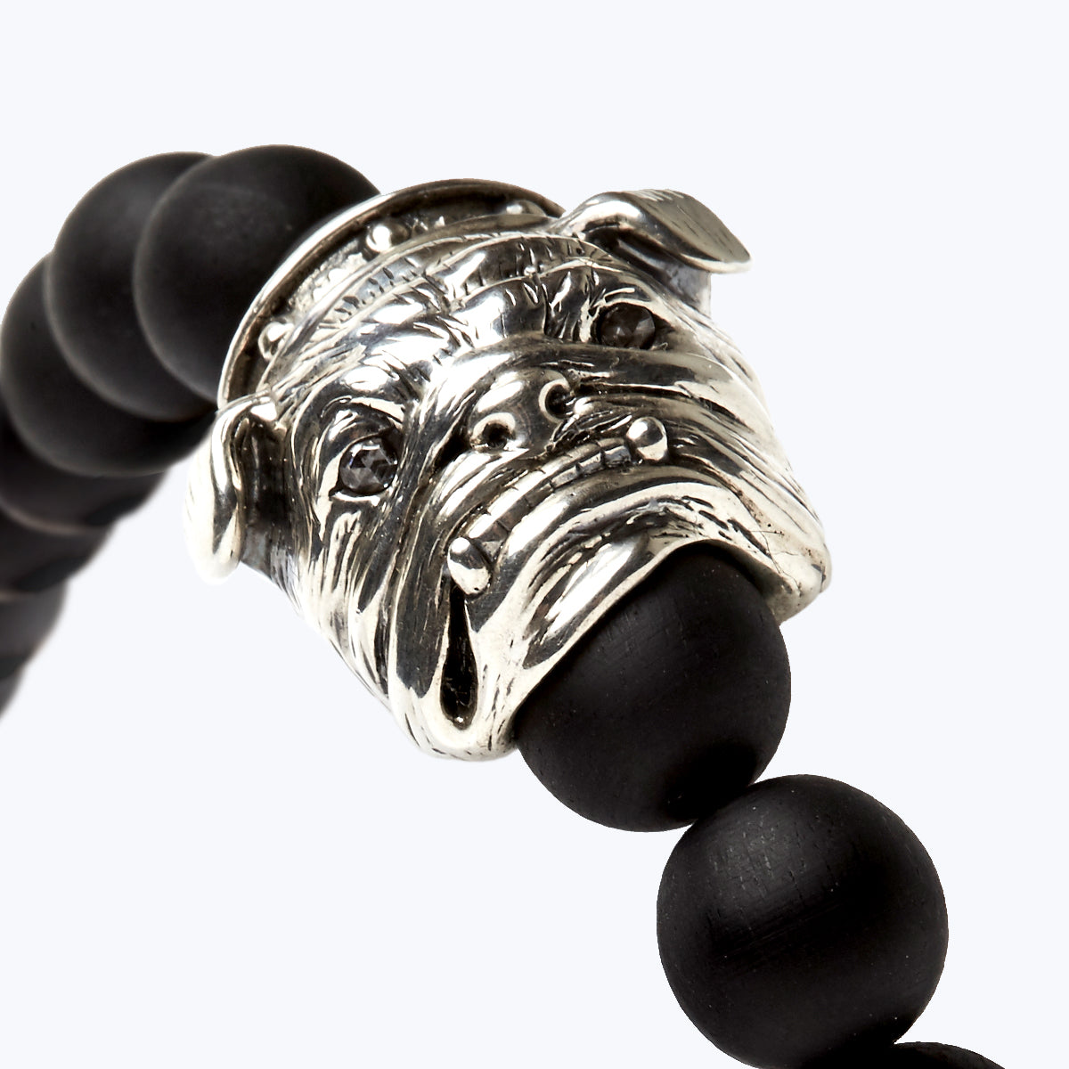 Chinese Zodiac Ebony Bead Bracelet - Year of the Dog