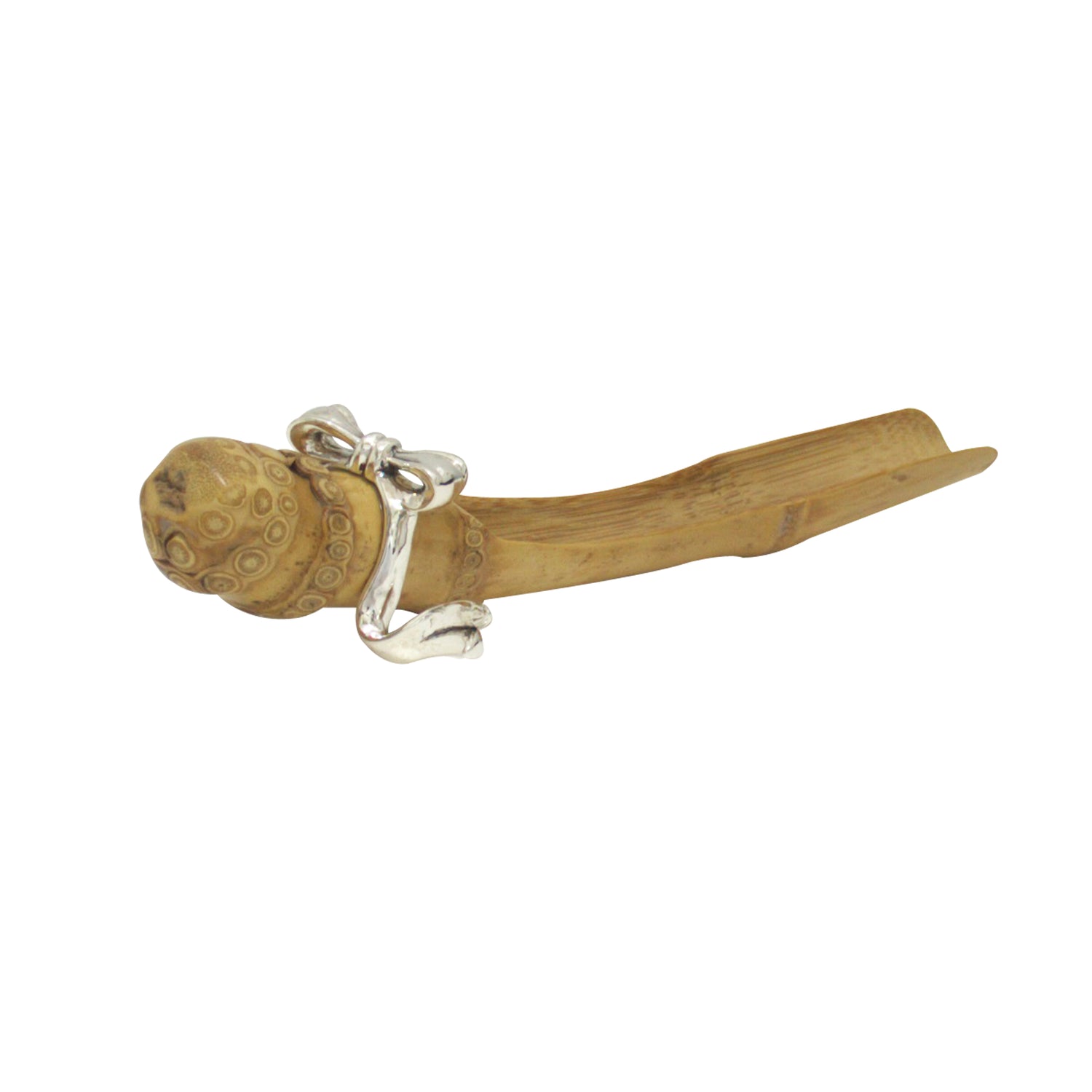 Bamboo Root Tea Spoon with Bow