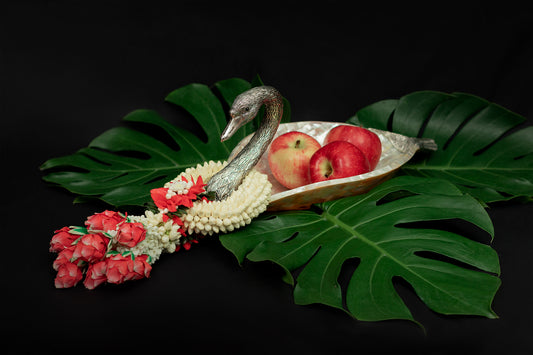 Mother of Pearl Swan Bowl