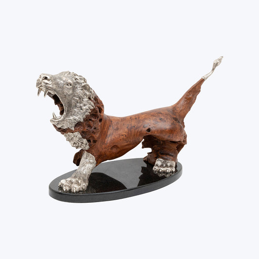 Lion Sculpture with Sandalwood