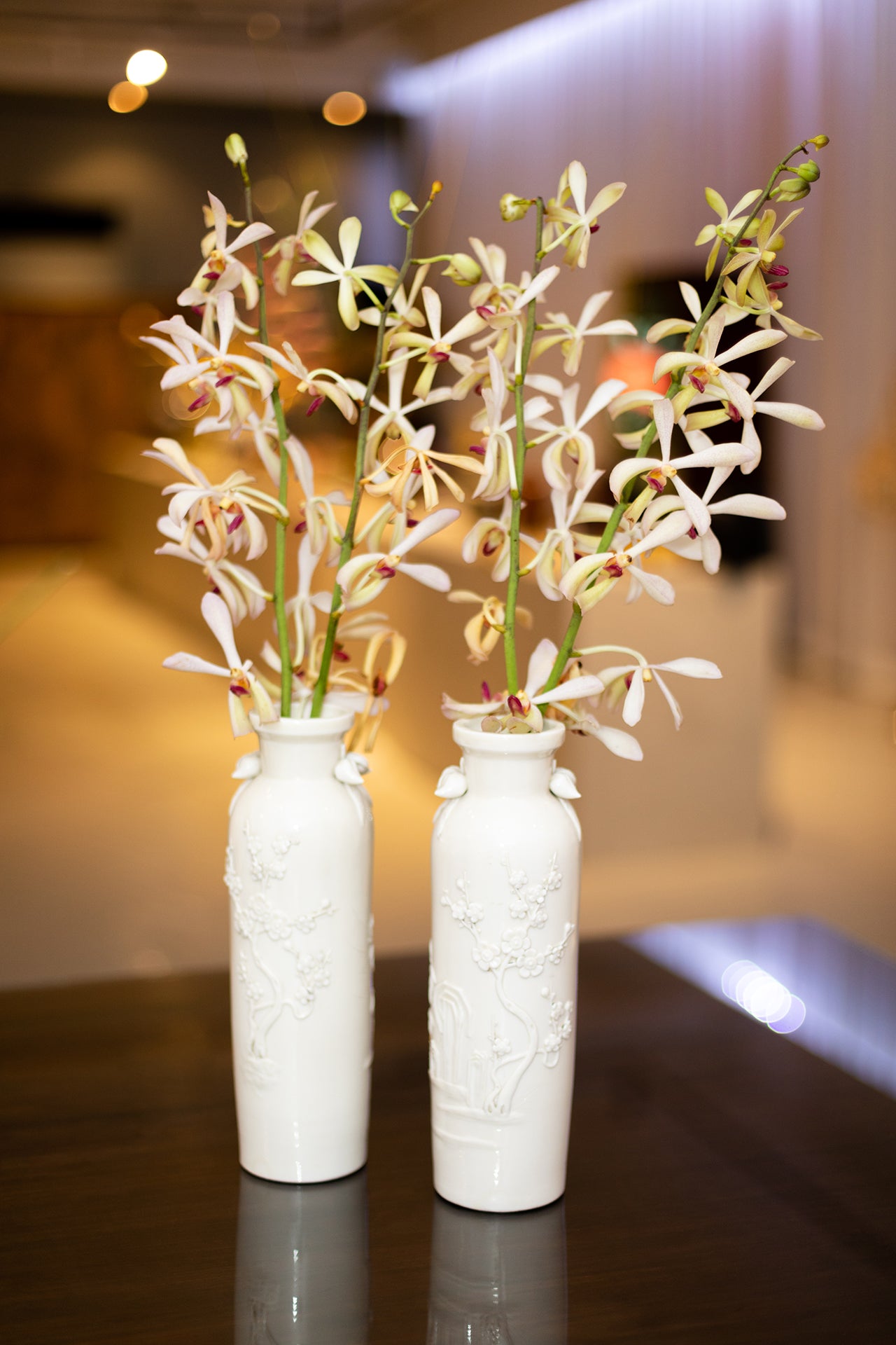 Pair of Blanc de Chine Vases (17th-18th Century)